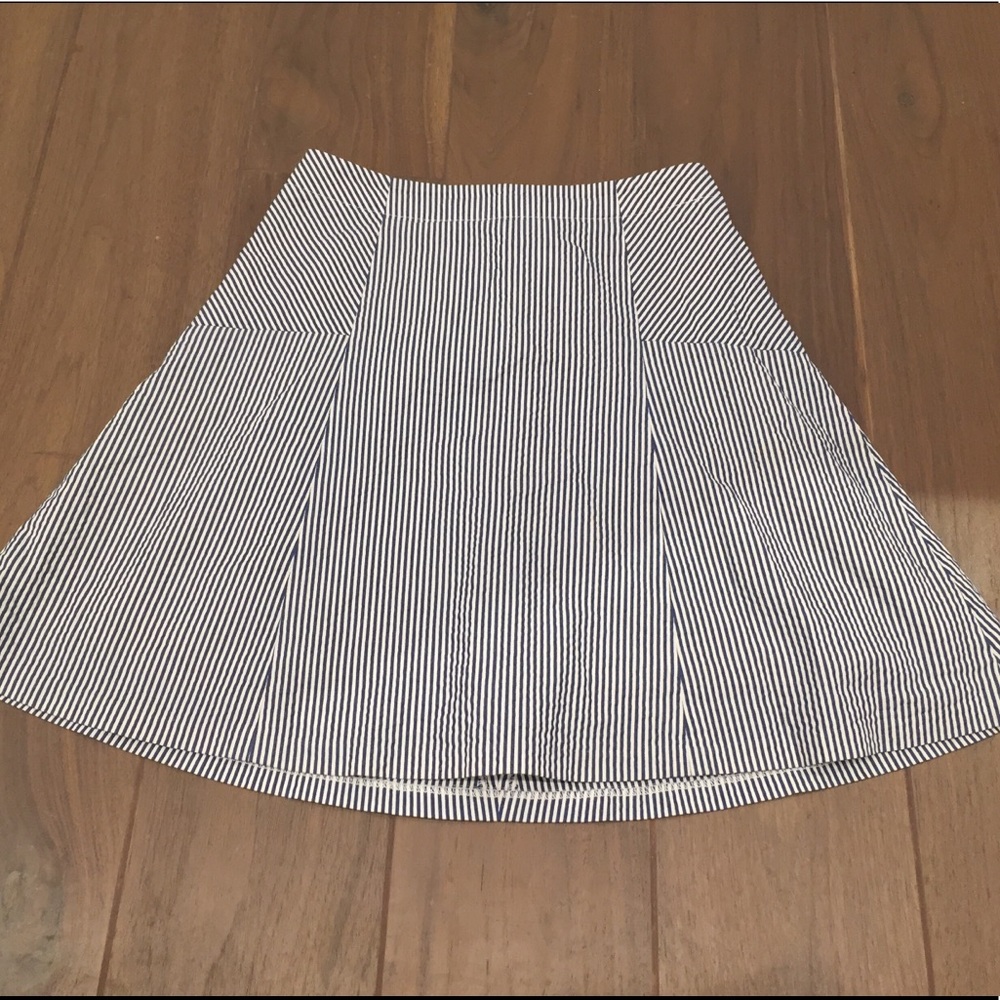 Loft Petites Stripe Skirt